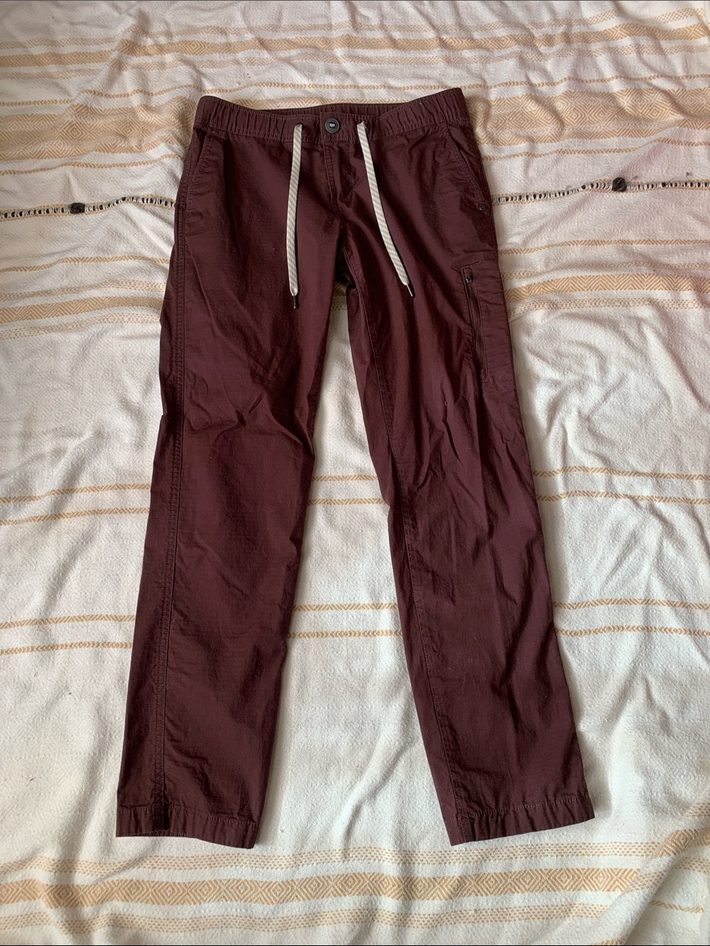 Vuori Ripstop Pants Size Small in Chestnut